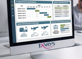 Tracing Flight software presentation video (ERP screen)